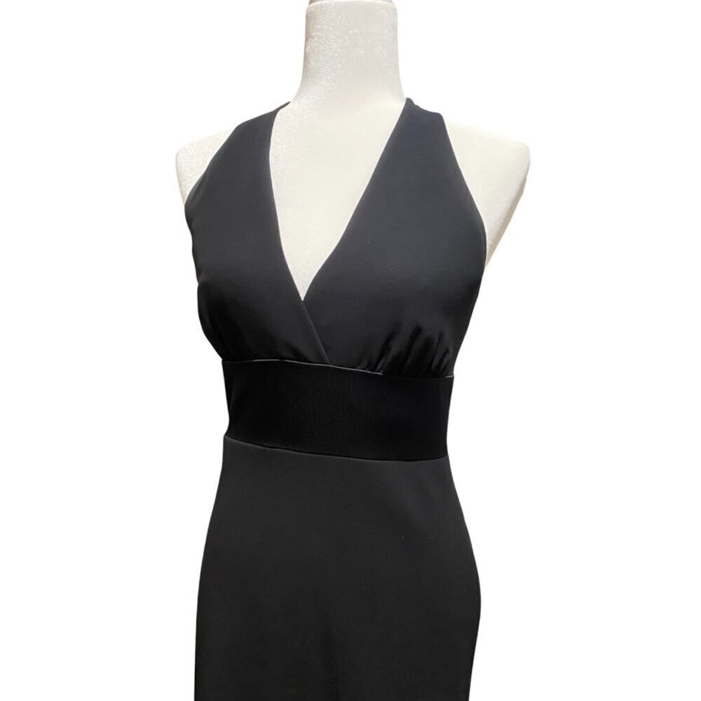 Black Halter Dress Size 4 - Picture 4 of 7